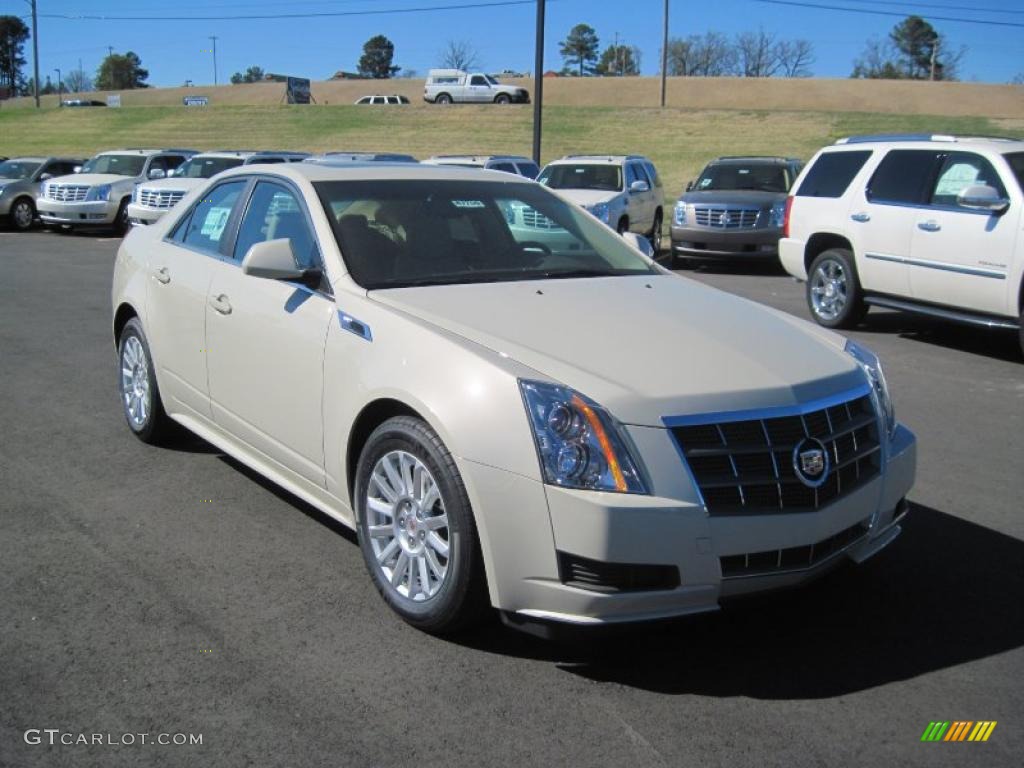 Vanilla Latte Metallic 2011 Cadillac CTS 3.0 Sedan Exterior Photo #47183937