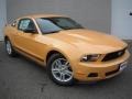 Yellow Blaze Metallic Tri-Coat 2012 Ford Mustang V6 Coupe Exterior