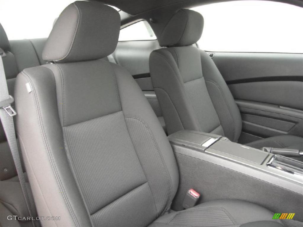 Charcoal Black Interior 2012 Ford Mustang V6 Coupe Photo #47184453