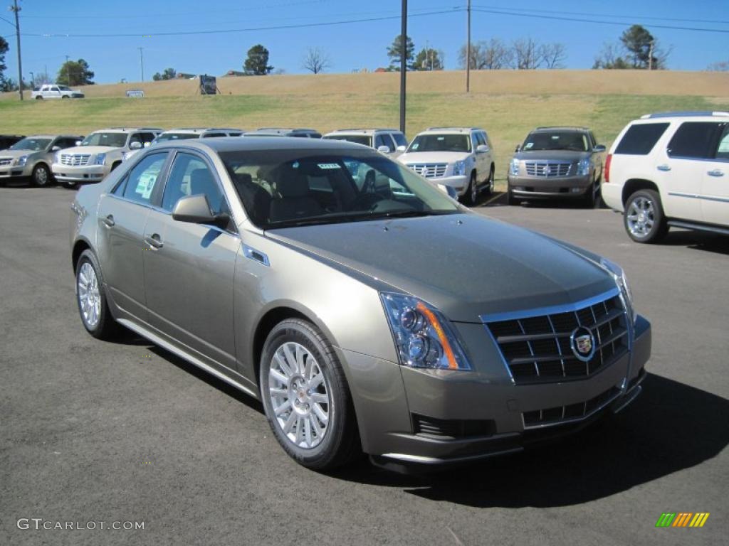 Tuscan Bronze ChromaFlair 2011 Cadillac CTS 3.0 Sedan Exterior Photo #47184759