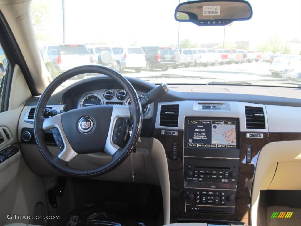 2011 Cadillac Escalade Luxury AWD Cashmere/Cocoa Dashboard Photo #47185077