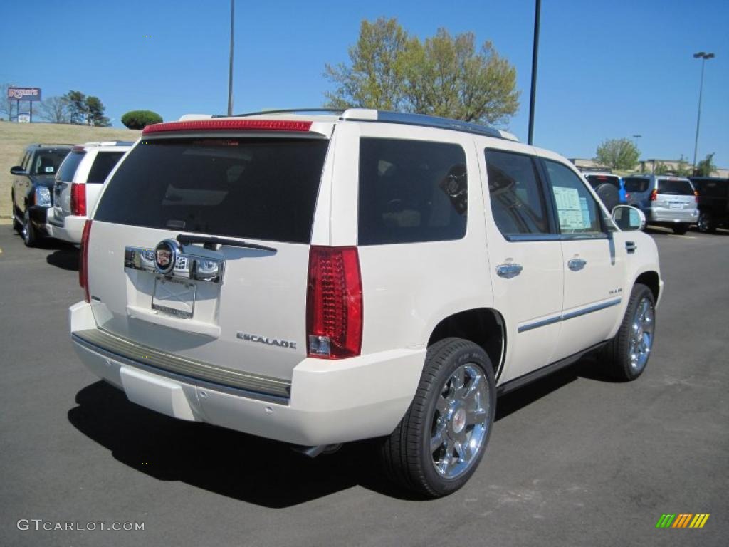 White Diamond Tricoat 2011 Cadillac Escalade Premium AWD Exterior Photo #47185161