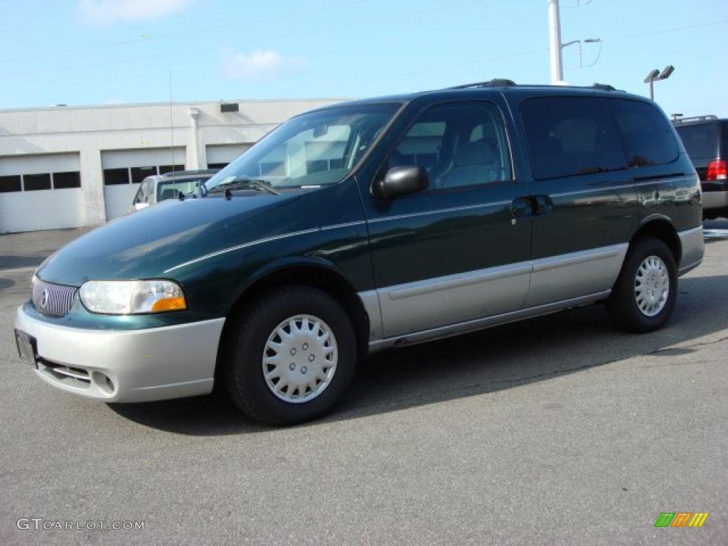 2001 Villager  - Deep Jewel Green Metallic / Portland Gray photo #6