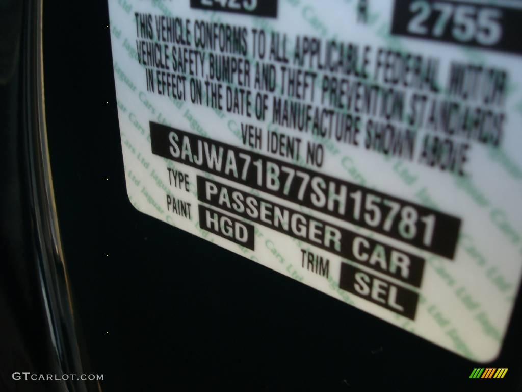 2007 XJ XJ8 - Jaguar Racing Green Metallic / Champagne photo #30