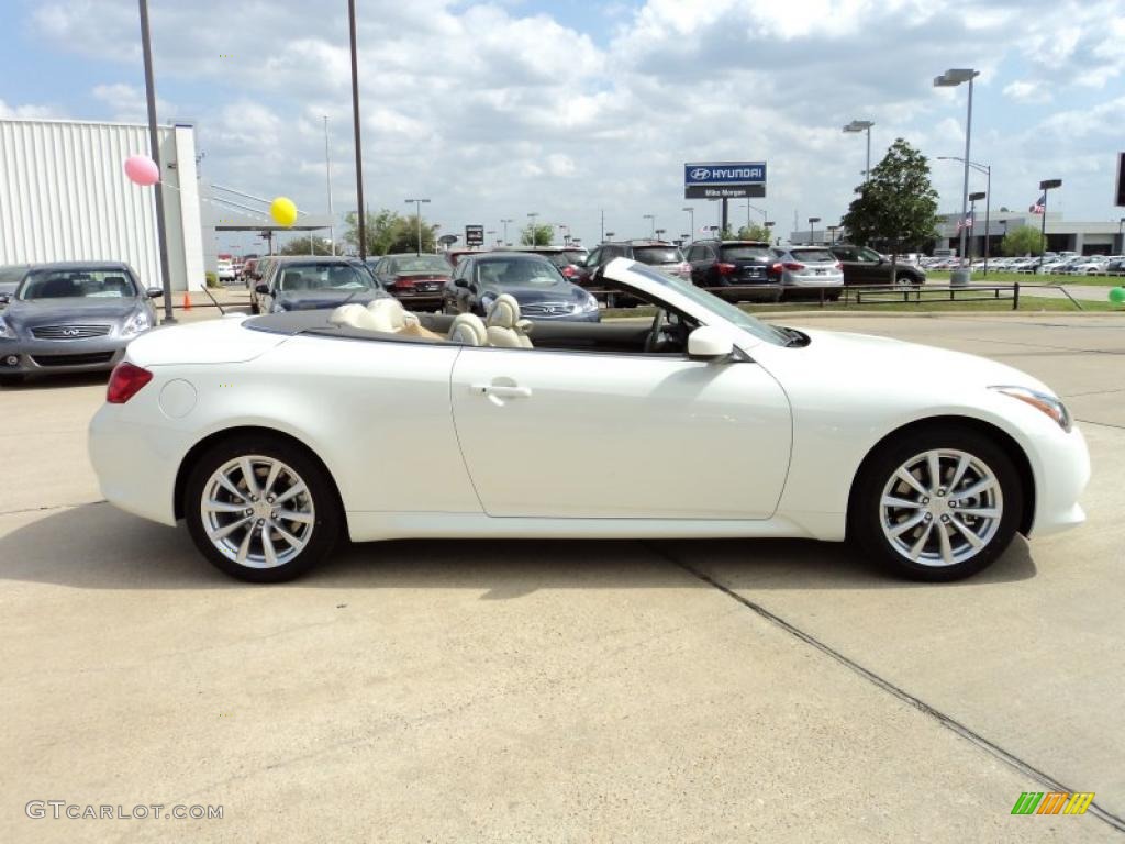 Moonlight White 2011 Infiniti G 37 Convertible Exterior Photo #47186241