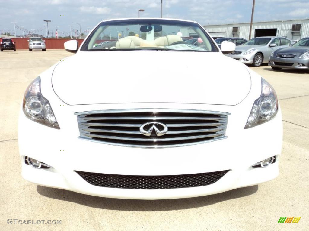 Moonlight White 2011 Infiniti G 37 Convertible Exterior Photo #47186250