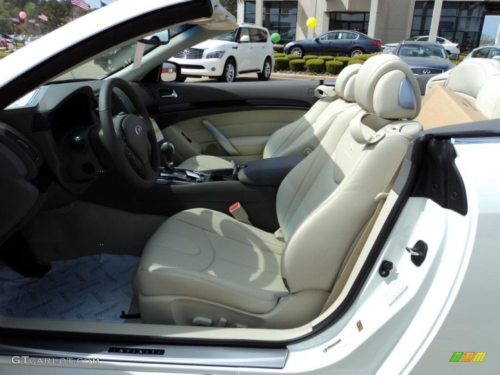 Wheat Interior 2011 Infiniti G 37 Convertible Photo #47186262
