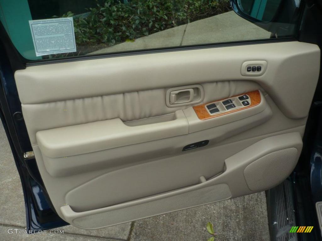 2002 Infiniti QX4 4x4 Stone Beige Door Panel Photo #47186637