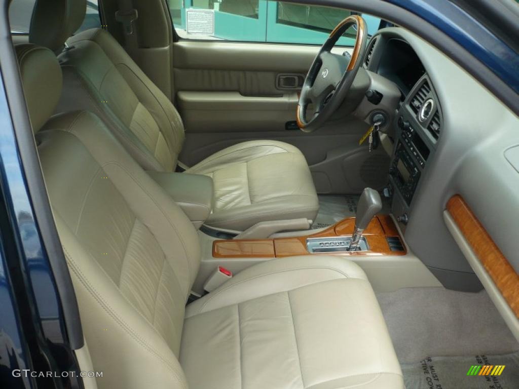 Stone Beige Interior 2002 Infiniti QX4 4x4 Photo #47186685