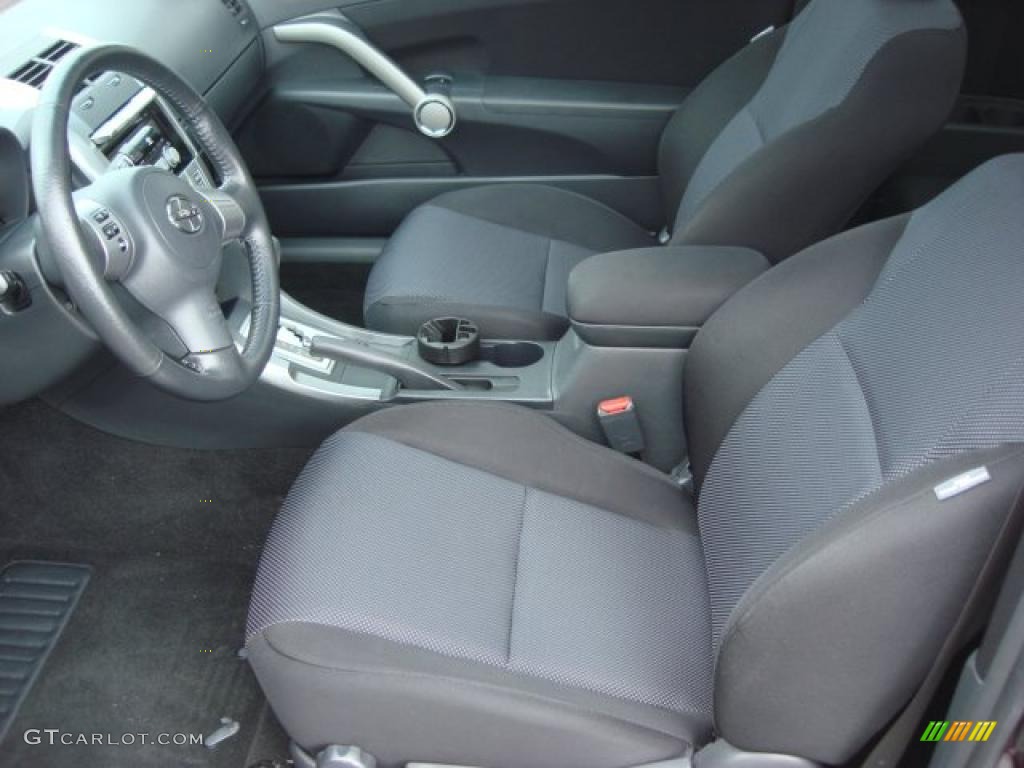 Dark Charcoal Gray Interior 2008 Scion tC Standard tC Model Photo #47187507