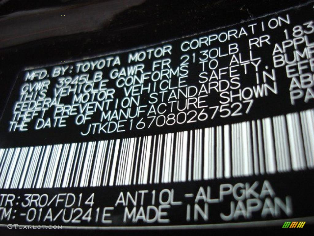 2008 tC Color Code 3R0 for Sizzling Crimson Red Mica Photo #47187582