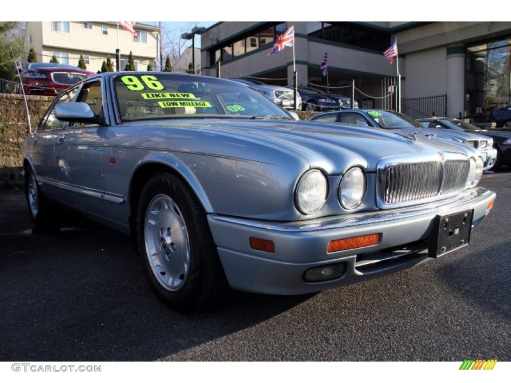 1996 XJ XJ6 - Ice Blue Metallic / Oatmeal photo #3