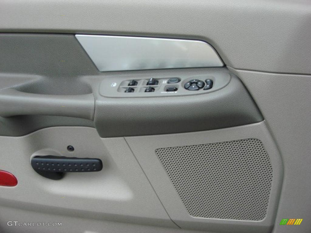 2008 Ram 1500 Big Horn Edition Quad Cab 4x4 - Cool Vanilla White / Medium Slate Gray photo #13