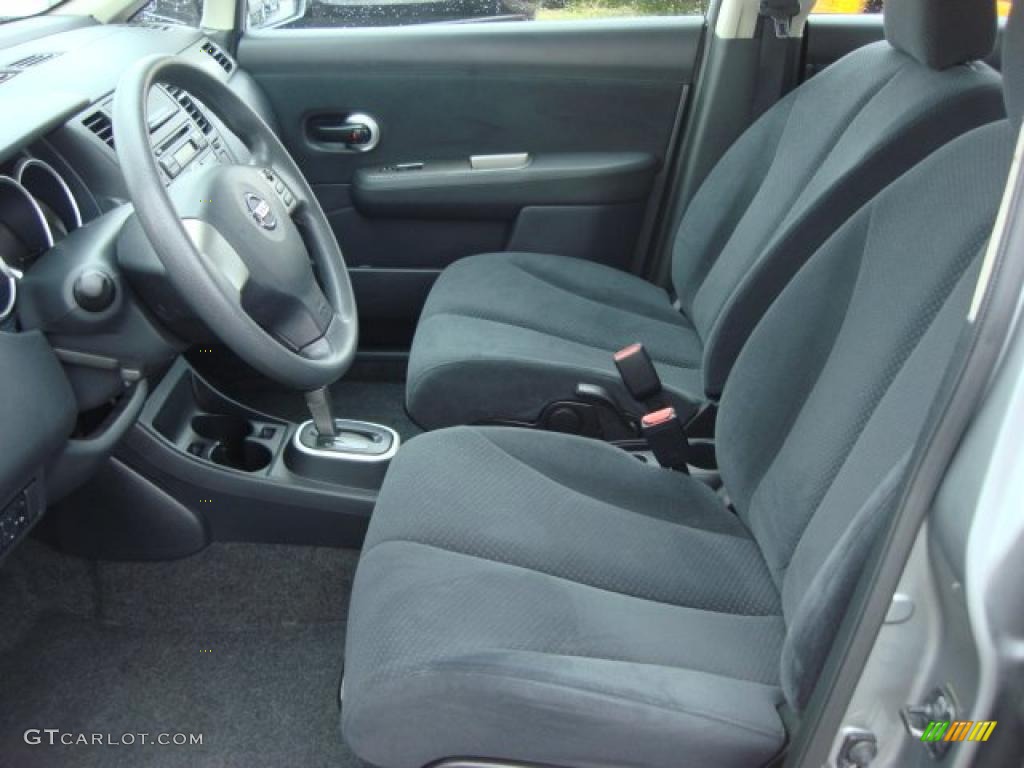 Charcoal Interior 2010 Nissan Versa 1.8 S Sedan Photo #47188221