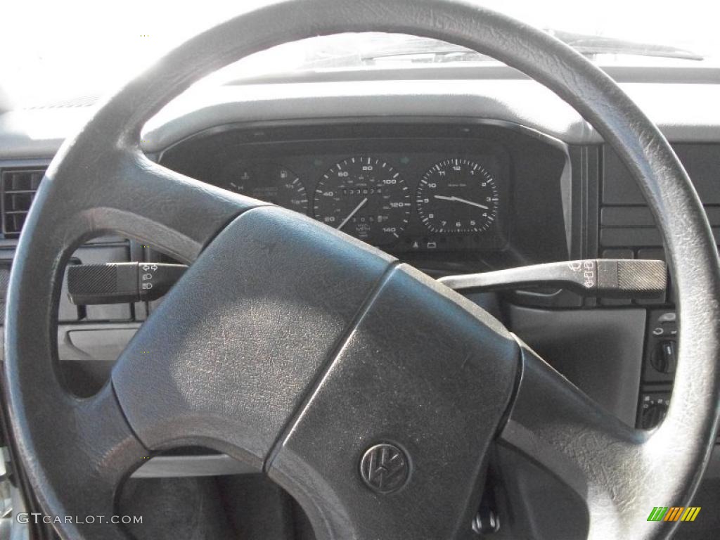 1993 Volkswagen Eurovan CL Grey Steering Wheel Photo #47188362