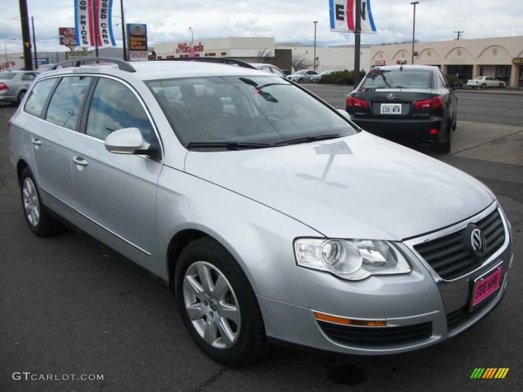 2008 Passat Turbo Wagon - Reflex Silver / Black photo #1