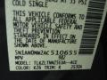  2010 Xterra SE 4x4 Night Armor Metallic Color Code K26