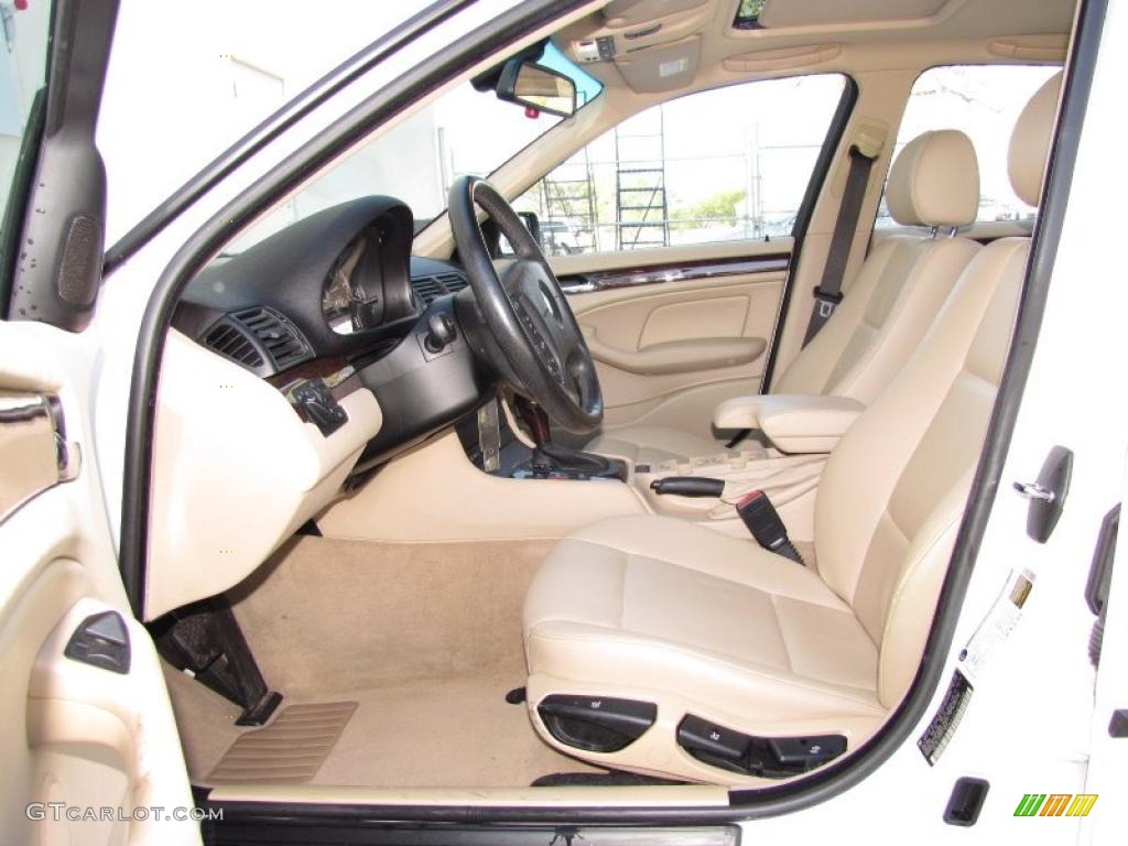 2005 3 Series 325i Sedan - Alpine White / Sand photo #9