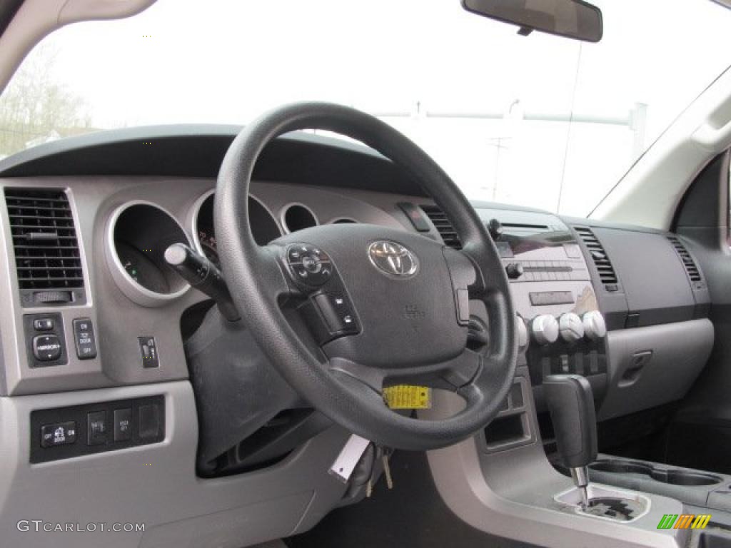 Graphite Gray Interior 2010 Toyota Tundra TRD Double Cab 4x4 Photo #47190785