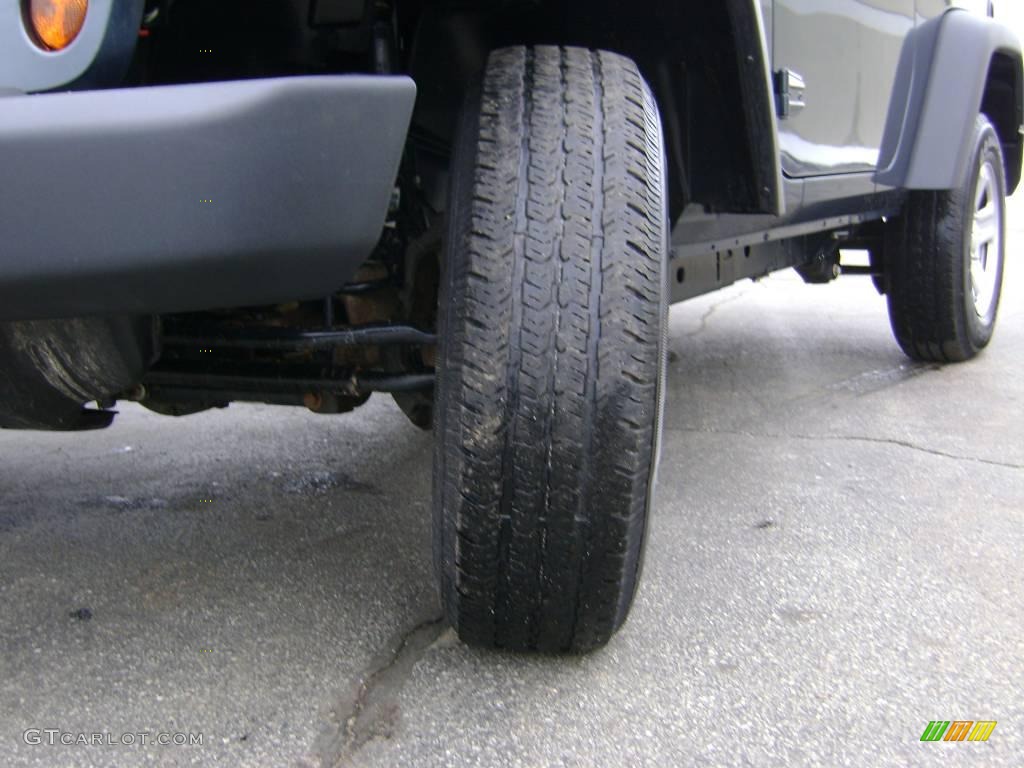 2008 Wrangler X 4x4 Right Hand Drive - Steel Blue Metallic / Dark Slate Gray/Medium Slate Gray photo #15