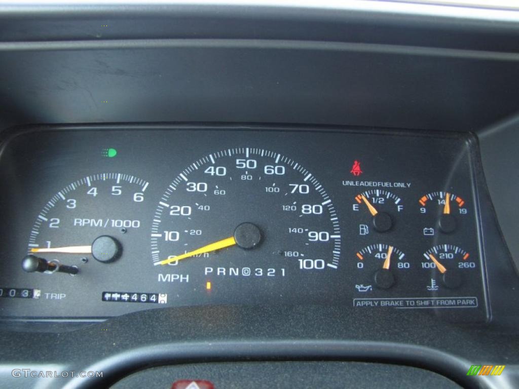 1997 Chevrolet Suburban C1500 LT Gauges Photo #47192183