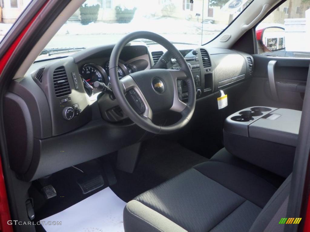 2011 Silverado 1500 LT Extended Cab 4x4 - Victory Red / Ebony photo #24