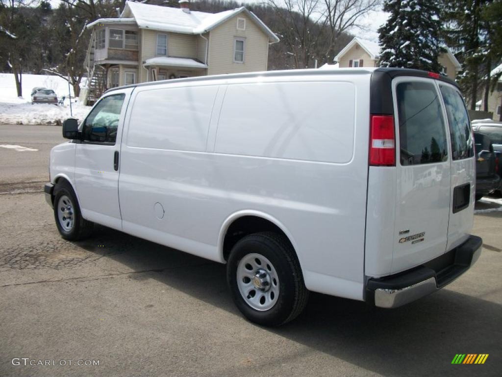 Summit White 2011 Chevrolet Express 1500 AWD Cargo Van Exterior Photo #47194214