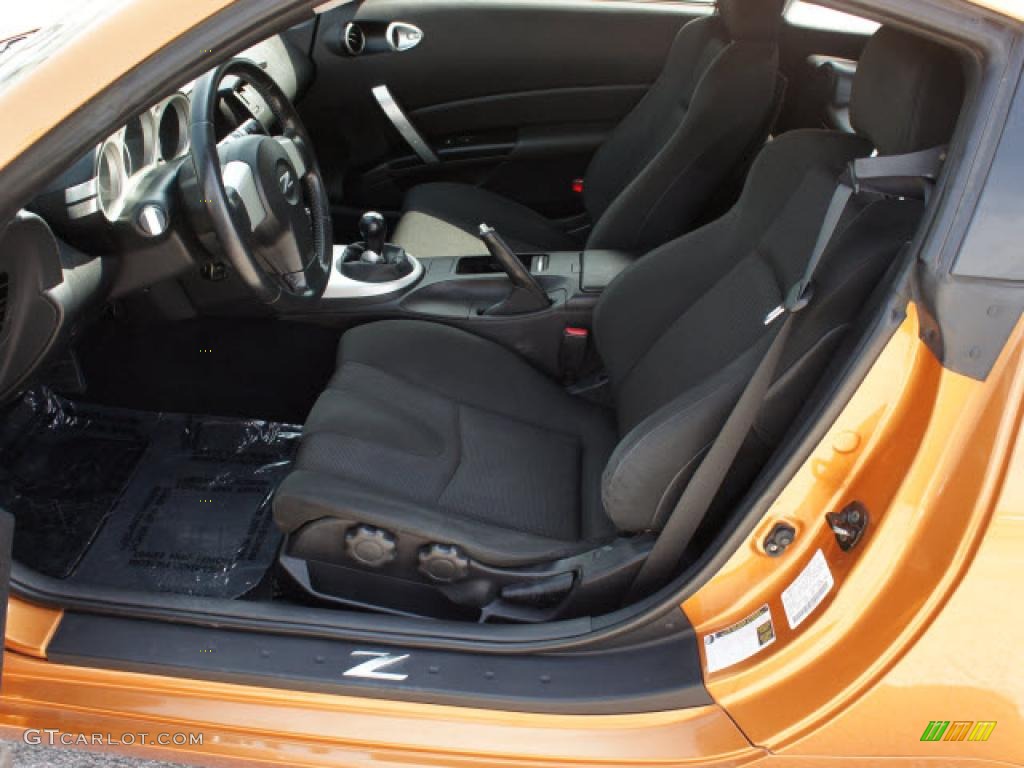Carbon Black Interior 2006 Nissan 350Z Coupe Photo #47194328