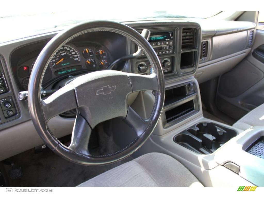 2003 Suburban 1500 LS 4x4 - Light Pewter Metallic / Gray/Dark Charcoal photo #14