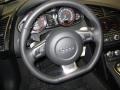Black Fine Nappa Leather Steering Wheel Photo for 2011 Audi R8 #47195447