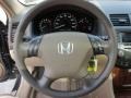 Ivory 2007 Honda Accord EX Sedan Steering Wheel