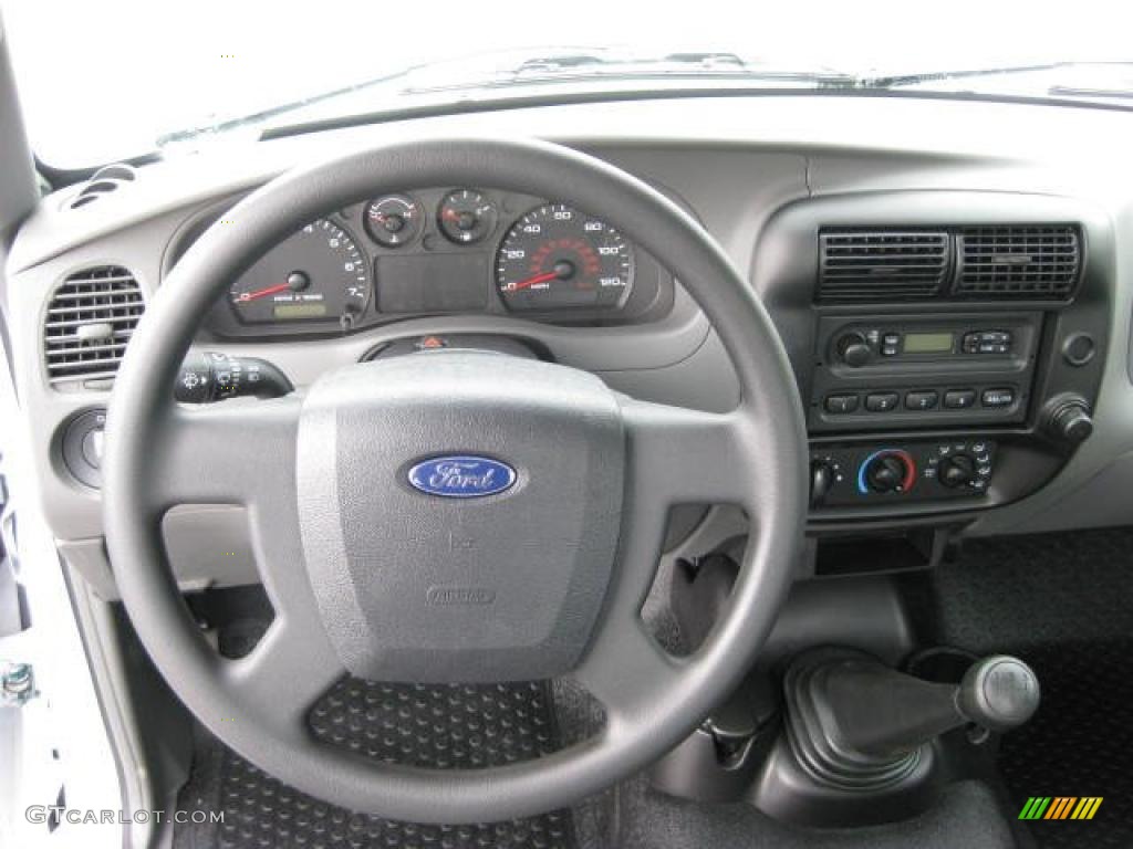 2011 Ford Ranger XL Regular Cab Medium Dark Flint Dashboard Photo #47195918
