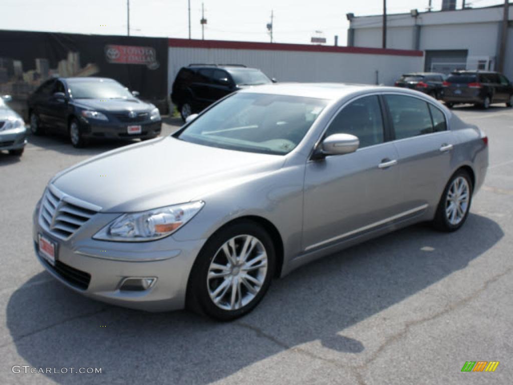 Titanium Gray Metallic 2009 Hyundai Genesis 4.6 Sedan Exterior Photo #47196524