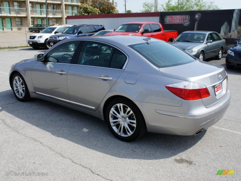 Titanium Gray Metallic 2009 Hyundai Genesis 4.6 Sedan Exterior Photo #47196554