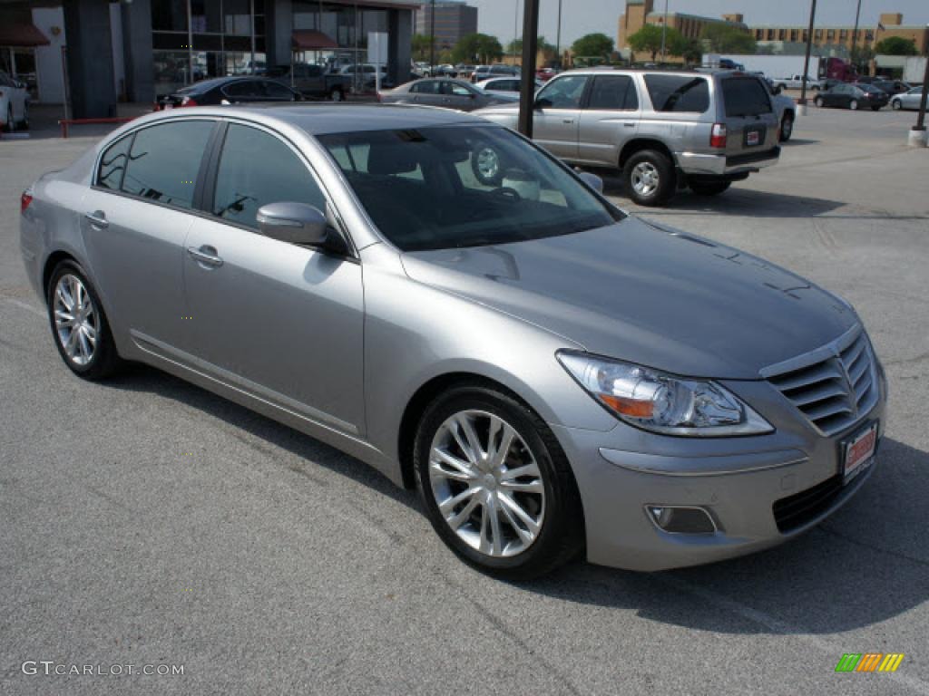Titanium Gray Metallic 2009 Hyundai Genesis 4.6 Sedan Exterior Photo #47196596