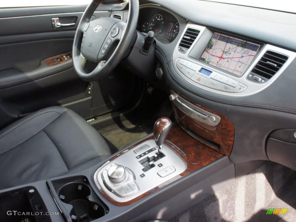 2009 Hyundai Genesis 4.6 Sedan Black Dashboard Photo #47196792