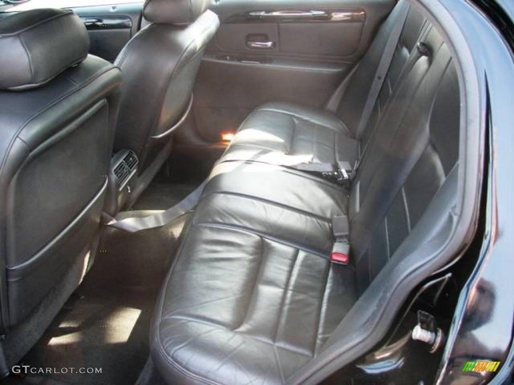 1999 Town Car Cartier - Ebony Black / Deep Charcoal photo #13