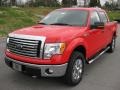 2011 Race Red Ford F150 XLT SuperCrew 4x4  photo #2