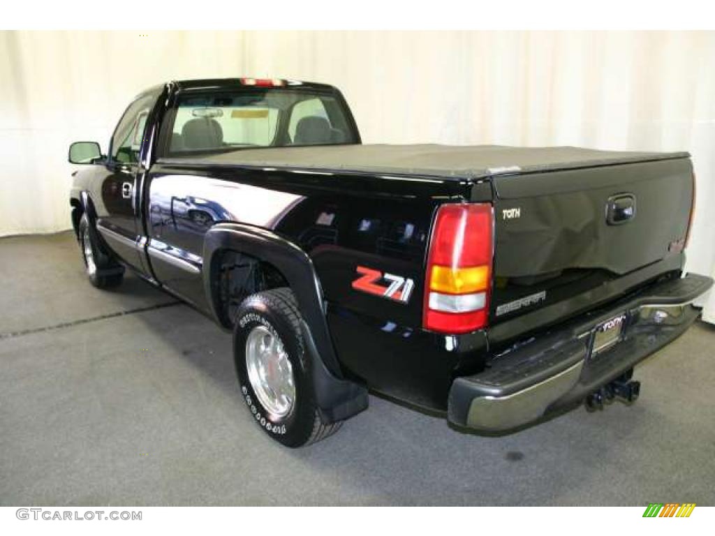Black Onyx 2000 GMC Sierra 1500 SLE Regular Cab 4x4 Exterior Photo #47197190