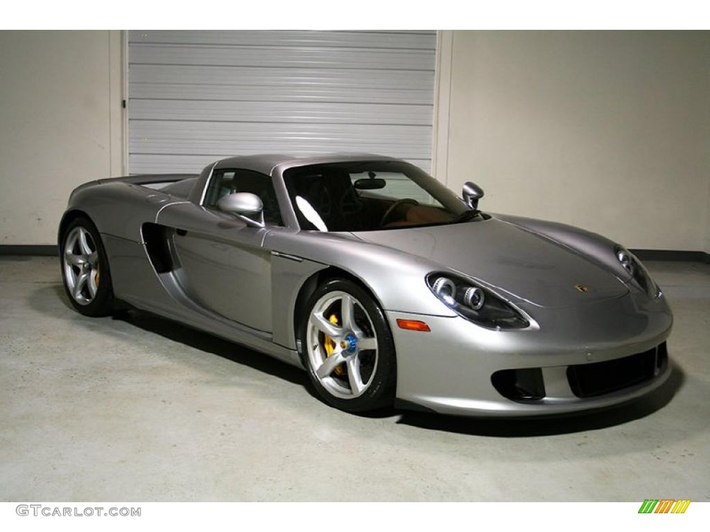 GT Silver Metallic 2005 Porsche Carrera GT Standard Carrera GT Model Exterior Photo #47197715