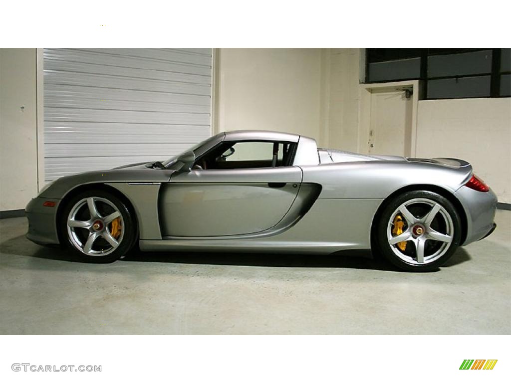 GT Silver Metallic 2005 Porsche Carrera GT Standard Carrera GT Model Exterior Photo #47197775