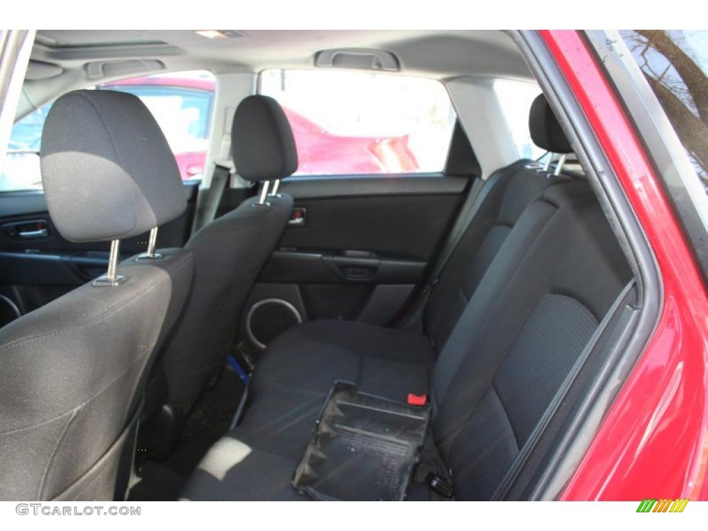 Black Interior 2007 Mazda MAZDA3 s Sport Hatchback Photo #47197940