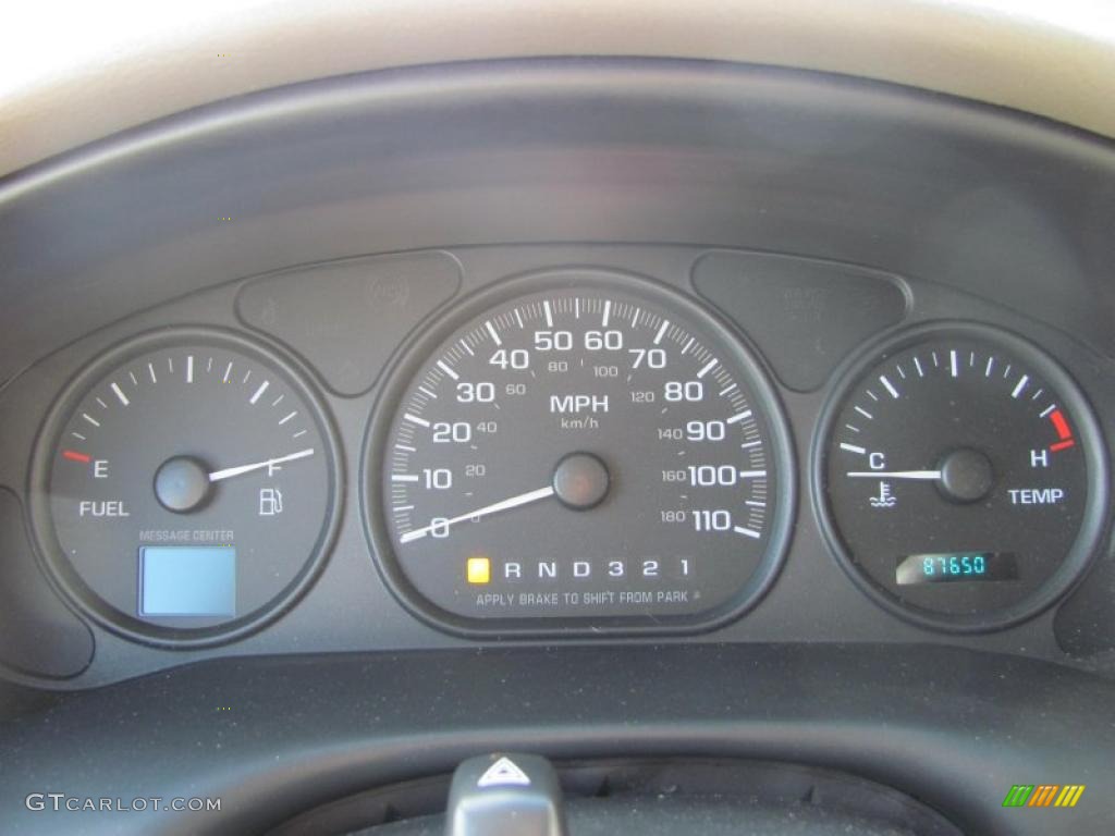 2003 Chevrolet Venture LT Gauges Photo #47198559