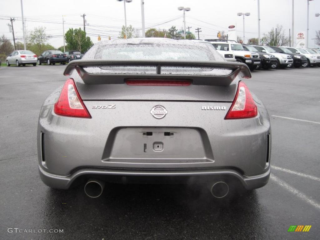 2009 370Z NISMO Coupe - Platinum Graphite / NISMO Black/Red photo #4