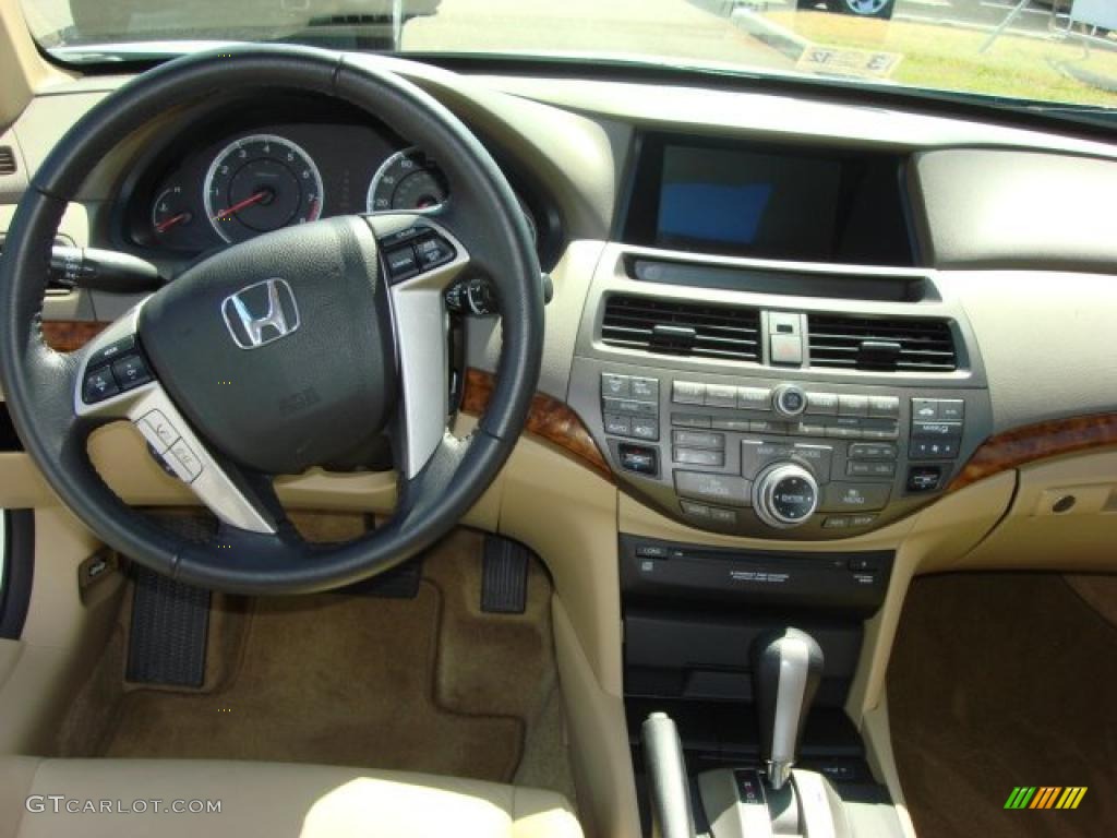 2010 Honda Accord EX-L Sedan Ivory Dashboard Photo #47198774