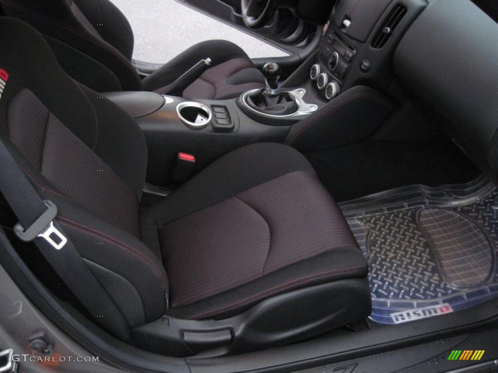 2009 370Z NISMO Coupe - Platinum Graphite / NISMO Black/Red photo #16
