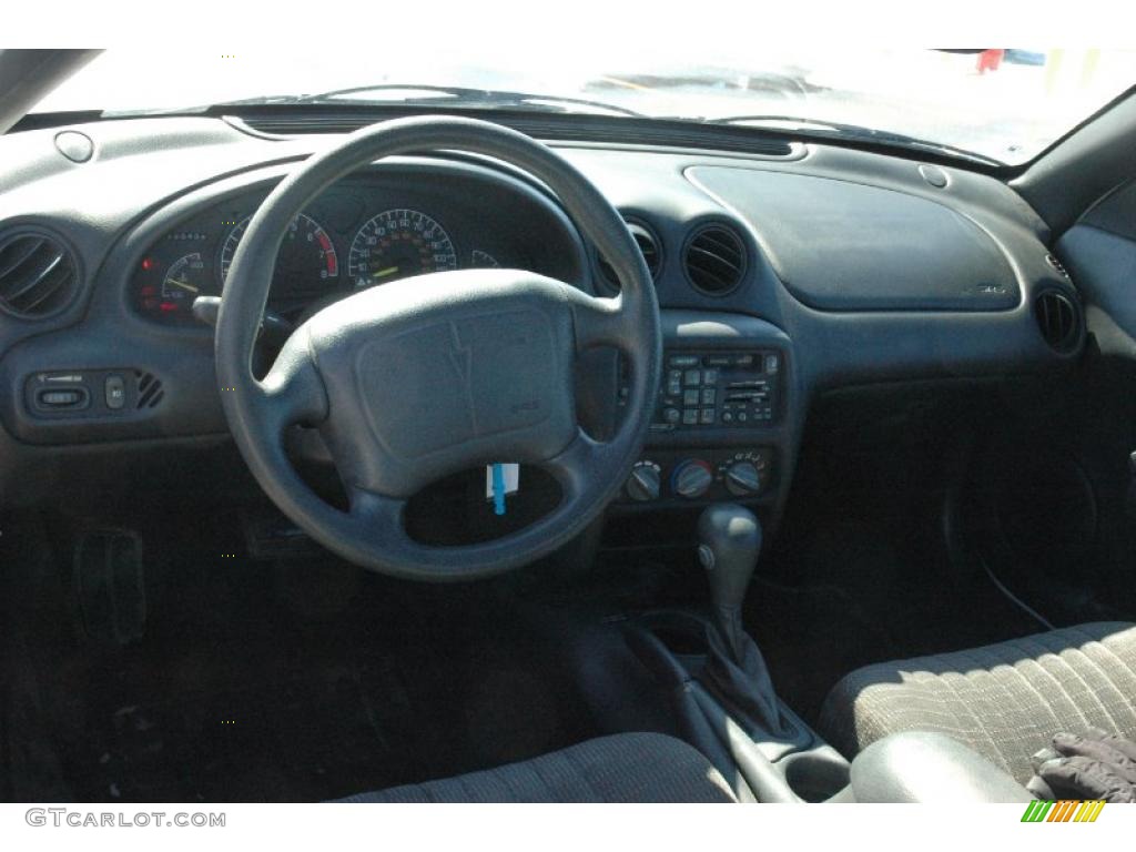 1996 Pontiac Grand Am SE Coupe Pewter Dashboard Photo #47199545