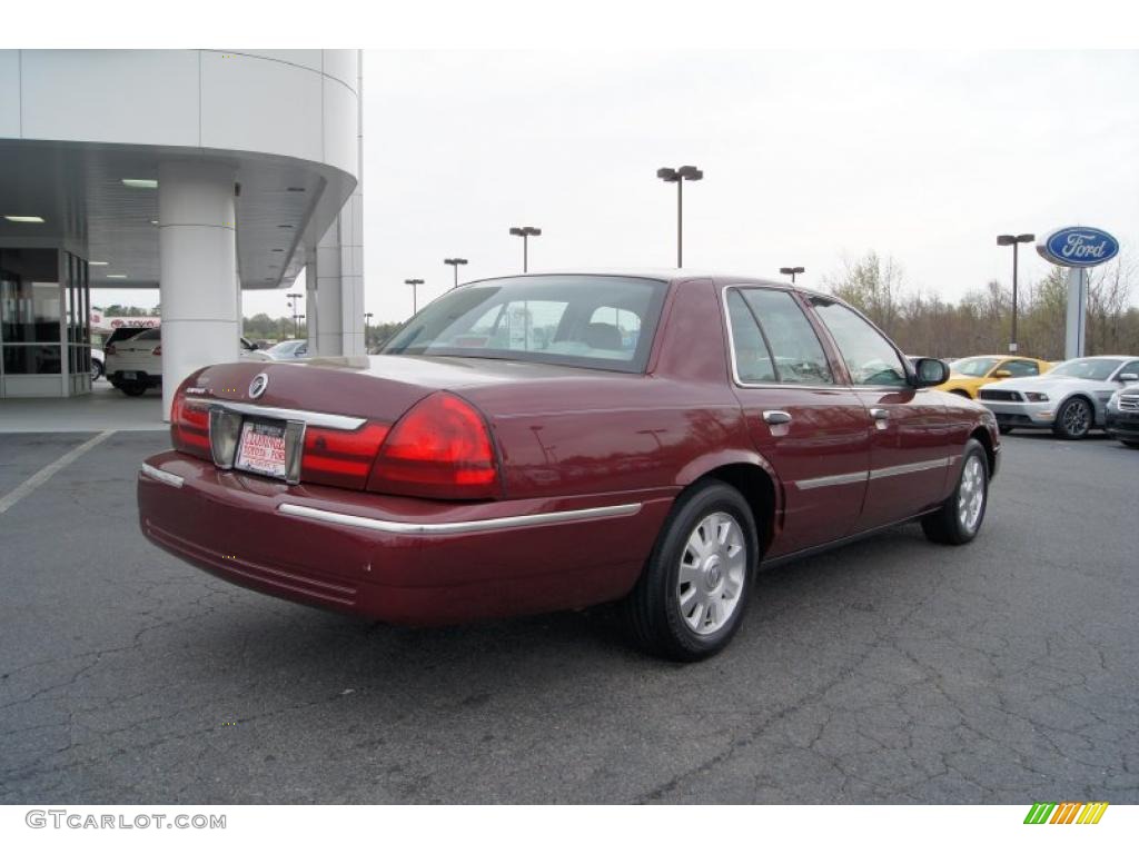 2004 Grand Marquis LS - Dark Toreador Red Metallic / Light Flint photo #3