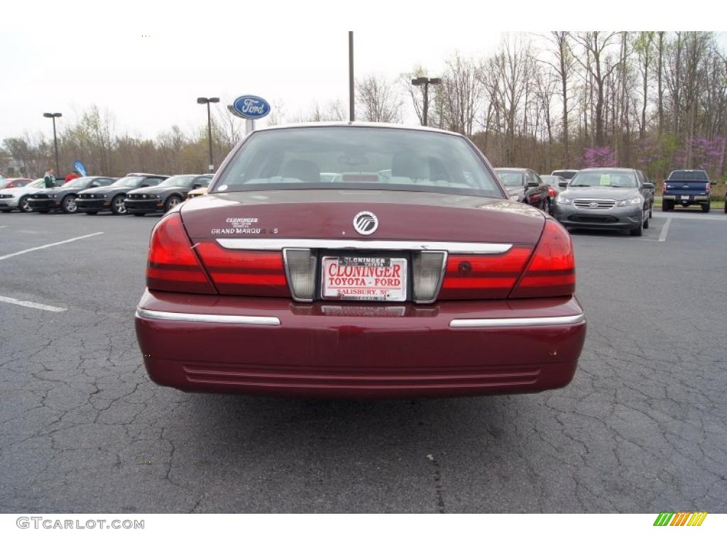 2004 Grand Marquis LS - Dark Toreador Red Metallic / Light Flint photo #4