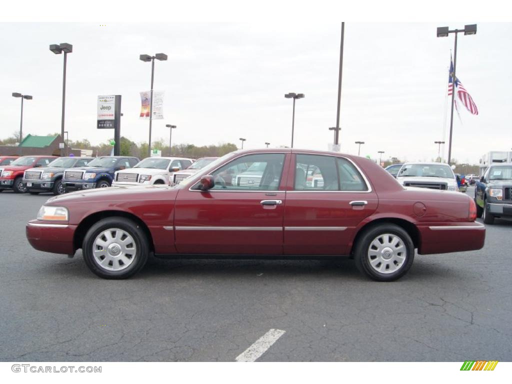 2004 Grand Marquis LS - Dark Toreador Red Metallic / Light Flint photo #5